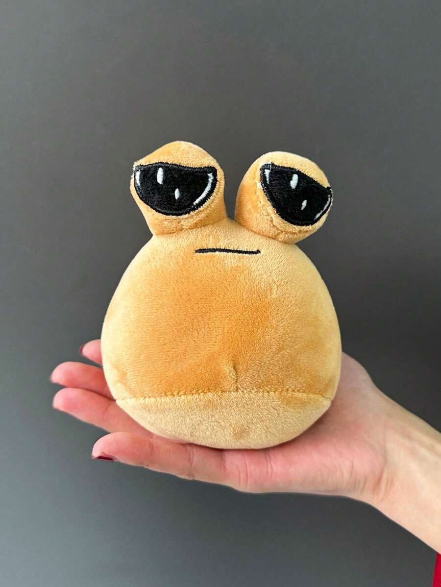 1pc Cute Big Eyed Monster Plush Doll 8 6 Inch Popular Game My Pet Alien Pou Stuffed Animal Perfect Gift Halloween Decor 