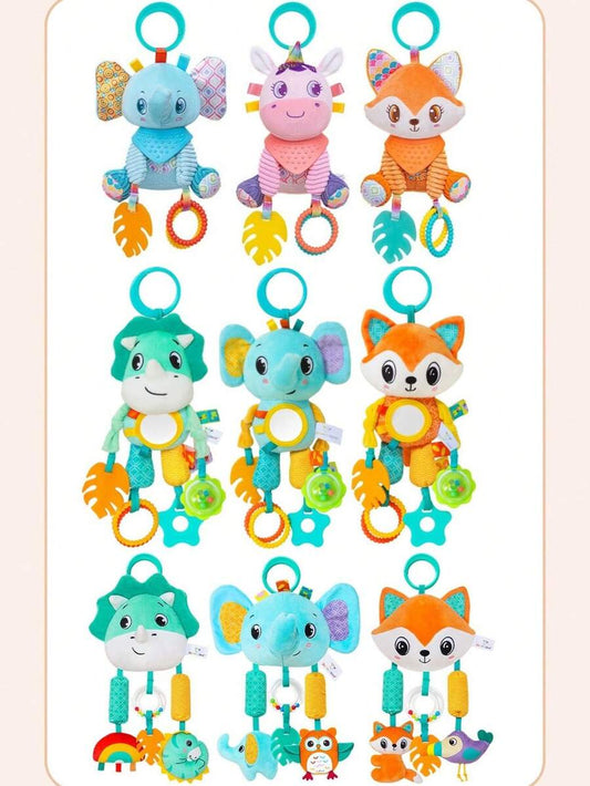 Infant Plush Toys Sensory Detail Baby Rattles Teethers Sound Toys Newborn Sensory Toys Best Gifts Multiple Styles Availa