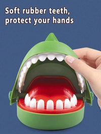 Triceratops Biting Finger Prank Toy, Big Mouth Crocodile Dinosaur Toy, Shark Biting Hand, Children & Parent In – Bumble &