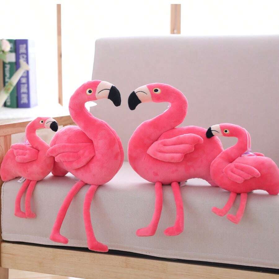 Realistic Flamingo Plush Doll, Soft Plush Filled Flamingo Animal Pillow, Room Decor, Children's Birthday Gift, – Bumble &