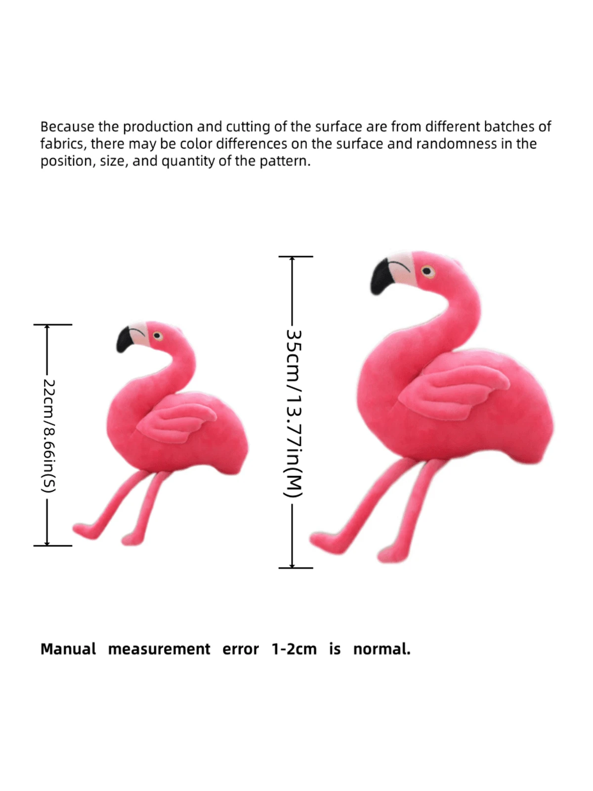 Realistic Flamingo Plush Doll, Soft Plush Filled Flamingo Animal Pillow, Room Decor, Children's Birthday Gift, Christmas