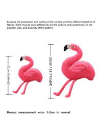 Realistic Flamingo Plush Doll, Soft Plush Filled Flamingo Animal Pillow, Room Decor, Children's Birthday Gift, Christmas