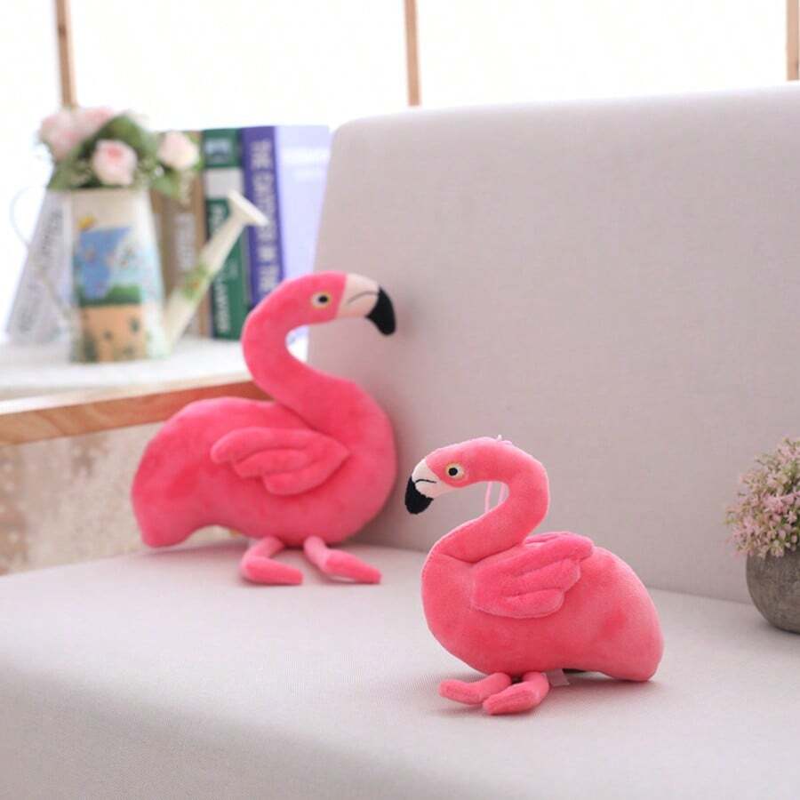 Realistic Flamingo Plush Doll, Soft Plush Filled Flamingo Animal Pillow, Room Decor, Children's Birthday Gift, – Bumble &