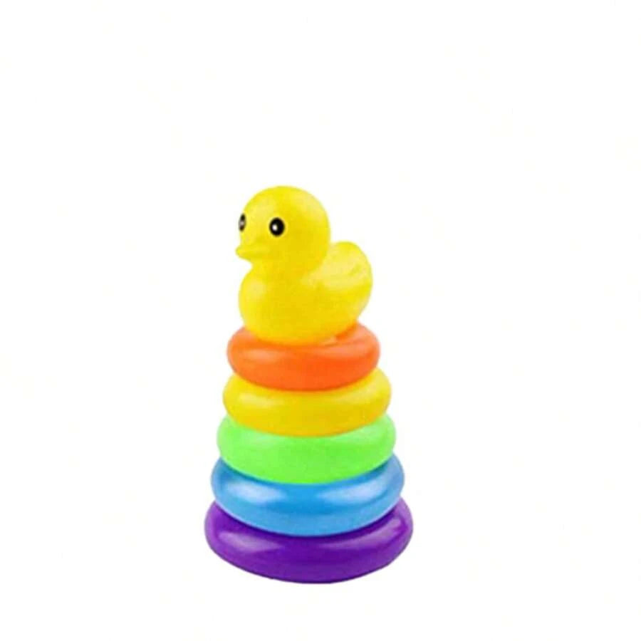 Kids Stacking Toys Game Tower, Montessori Early Learning Educational Toy, Color Recognition Gift – Bumble & Bear kids toy