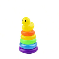 Kids Stacking Toys Game Tower, Montessori Early Learning Educational Toy, Color Recognition Gift – Bumble & Bear kids toy