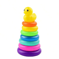 Kids Stacking Toys Game Tower, Montessori Early Learning Educational Toy, Color Recognition Gift – Bumble & Bear kids toy