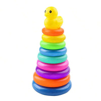 Kids Stacking Toys Game Tower, Montessori Early Learning Educational Toy, Color Recognition Gift – Bumble & Bear kids toy