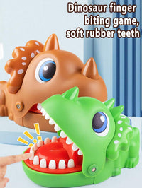 Triceratops Biting Finger Prank Toy, Big Mouth Crocodile Dinosaur Toy, Shark Biting Hand, Children & Parent Interactive 