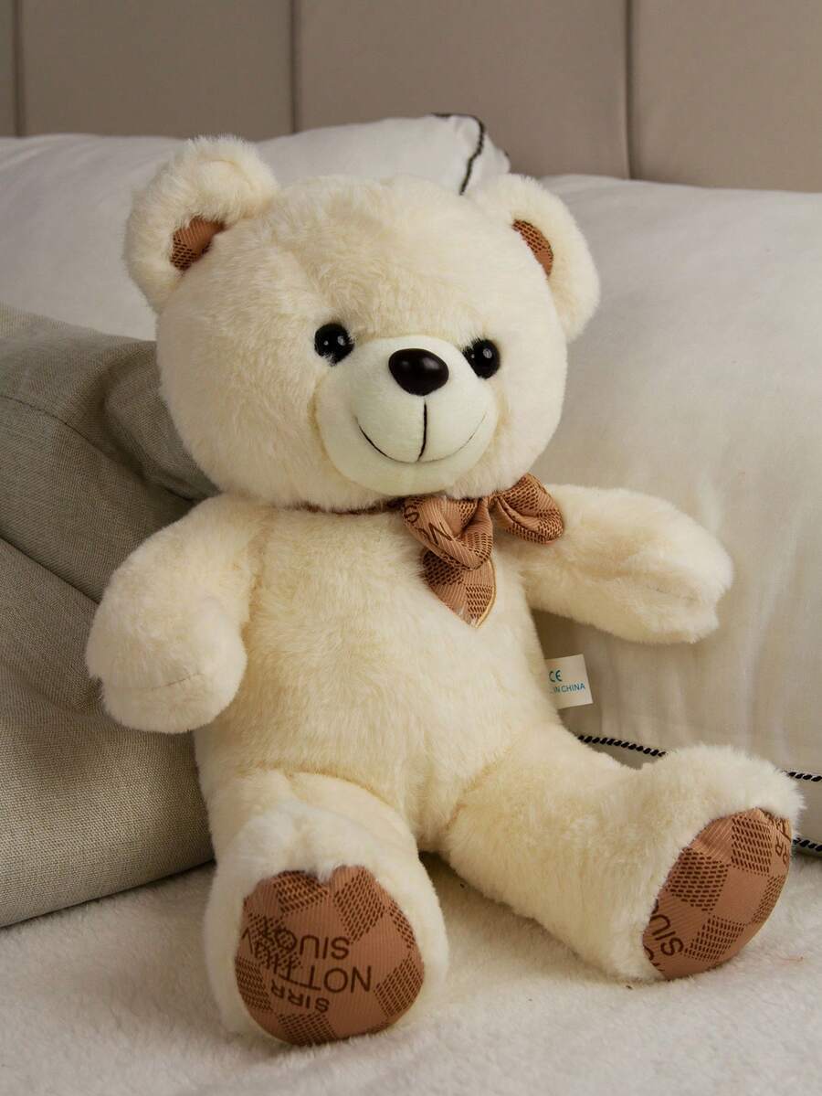 1pc Super Cute Soft Teddy Bear Plush Stuffed Animal Doll Bow Teddy Bear Large Birthday Christmas Gift Doll Teddy Bear Gi