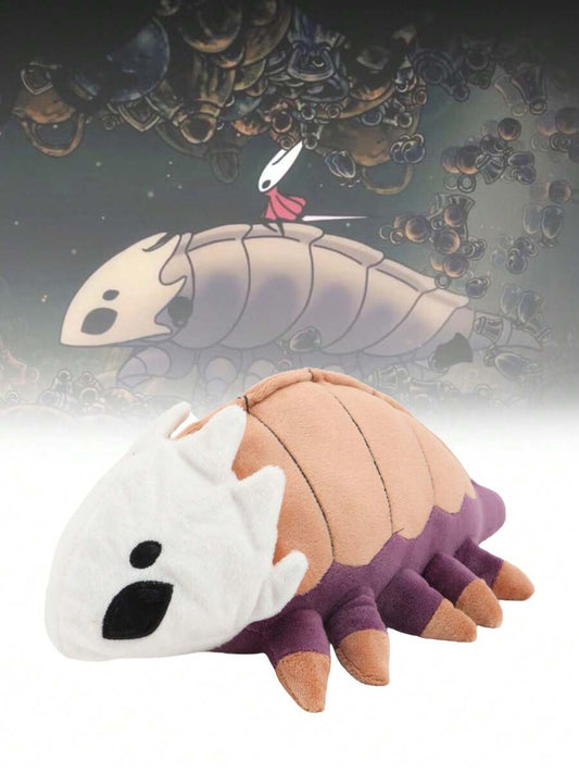 30cm/11.81in Hollow Knight Silksong Bell Beast Plush Toy, White-Faced Worm Stuffed Animal, Gift For Kids, Game Collector