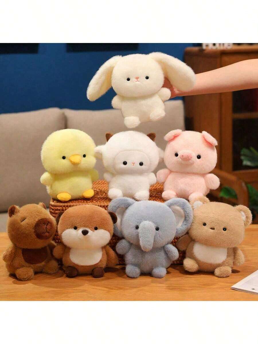 Cute Mini Plush Toys, Bear, Rabbit, Elephant, Sheep, For Office, Party Decorations, Children's Gifts, Home Decor – Bumble