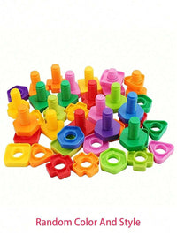 Early Education Screw Assembly Building Blocks, Trains Finger Dexterity – Bumble & Bear kids toy