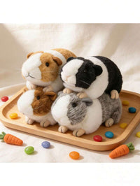 Realistic Cute Guinea Pig Plush Doll, Hamster Doll, Adorable, Holiday Gift, Children's Gift, Christmas Gift – Bumble &