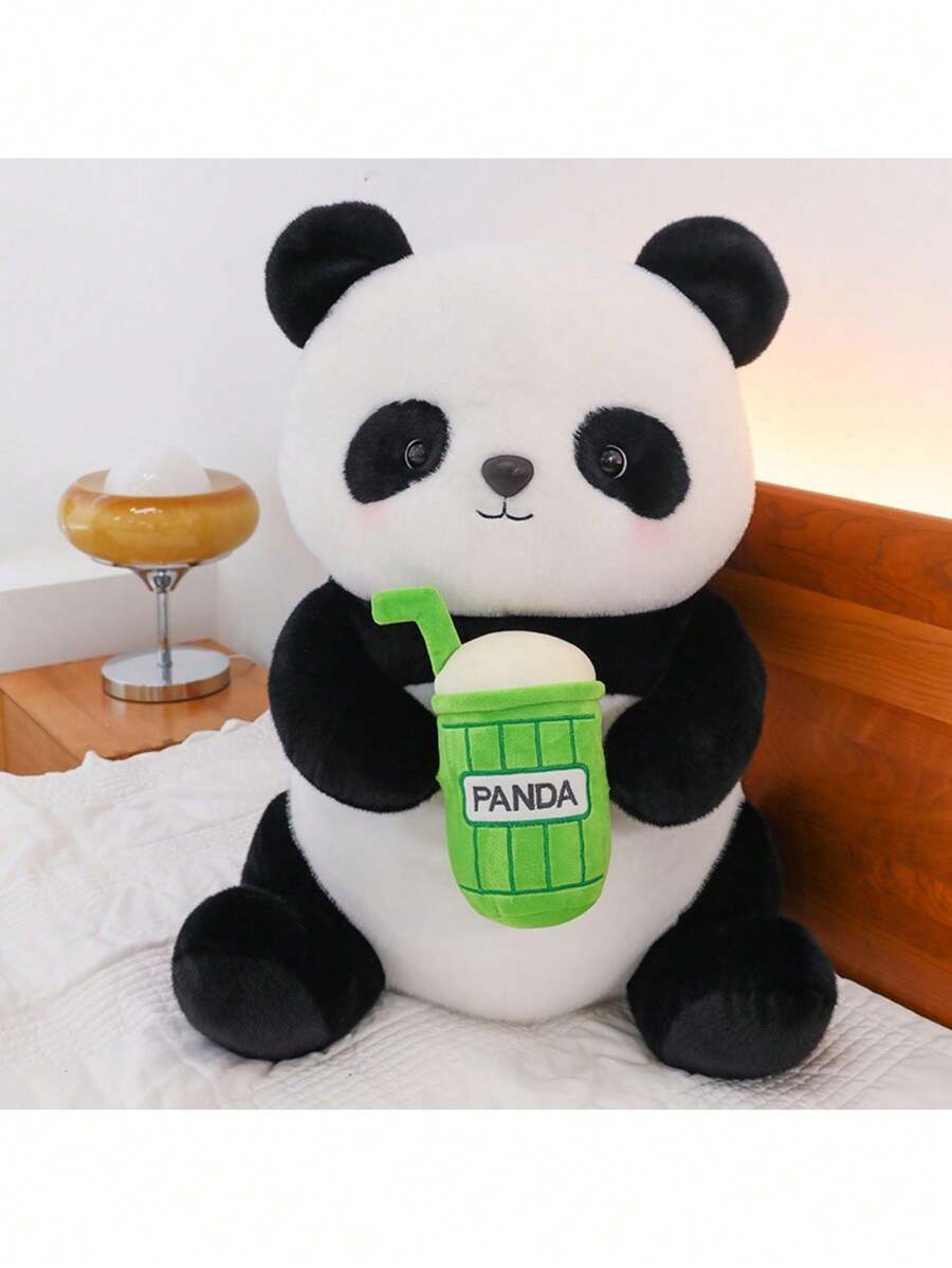 Milk Tea Panda Plush Doll, Animal Theme, Cute Soft Doll, Teacher-Student Prize, Kindergarten, Room Decor, Birt – Bumble &