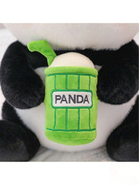 Milk Tea Panda Plush Doll, Animal Theme, Cute Soft Doll, Teacher-Student Prize, Kindergarten, Room Decor, Birt – Bumble &
