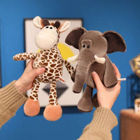 Realistic Forest Animal Plush Toys, Cartoon Lion, Tiger, Elephant, Giraffe Plush Dolls (Multiple Styles Availa – Bumble &
