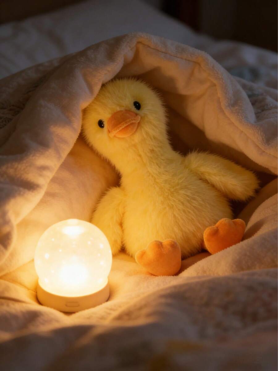 Charming Yellow Duckling Plush Toy, Cartoon Style Yellow Duck, Soft And Comfortable, For Room, Bedside, Sofa D – Bumble &