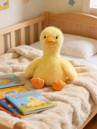 Charming Yellow Duckling Plush Toy, Cartoon Style Yellow Duck, Soft And Comfortable, For Room, Bedside, Sofa D – Bumble &