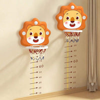 Teenage Cartoon Animal Basketball Hoop Set, Includes Mini Ball And Pump, Suitable For Indoor/Outdoor, For Boys And Girls