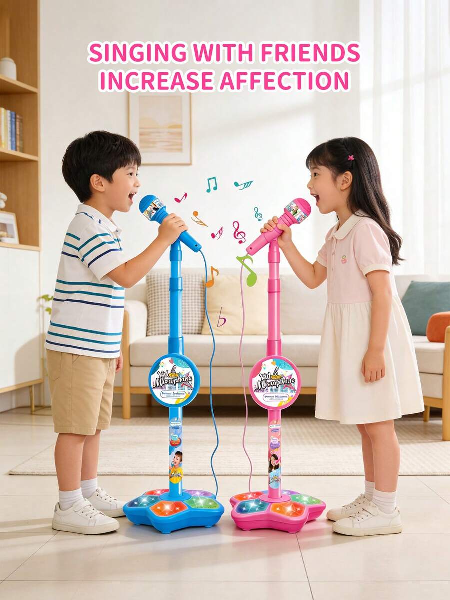Children s Standing Karaoke Machine Singing Toy Gift Children s Microphone Suitable For Girls And Boys Aged 6 And Above 