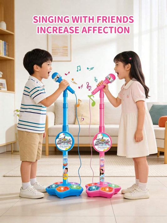 Children s Standing Karaoke Machine Singing Toy Gift Children s Microphone Suitable For Girls And Boys Aged 6 And Above 