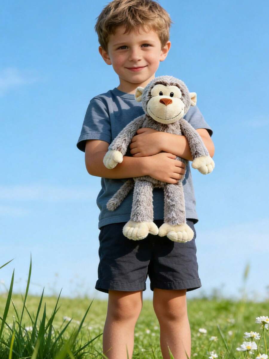 35CM/13.78Inch Cute Plush Monkey Toy, Gorilla Plush Toy, Party Favors, Children's Doll, Fun Animal Plush Toy, Cozy Sofa 