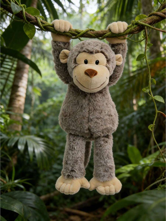 35CM/13.78Inch Cute Plush Monkey Toy, Gorilla Plush Toy, Party Favors, Children's Doll, Fun Animal Plush Toy, Cozy Sofa 