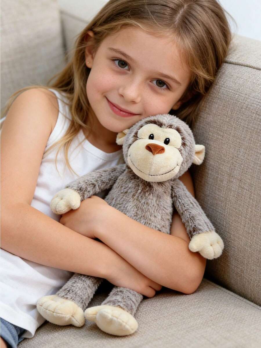 35CM/13.78Inch Cute Plush Monkey Toy, Gorilla Plush Toy, Party Favors, Children's Doll, Fun Animal Plush Toy, Cozy Sofa 
