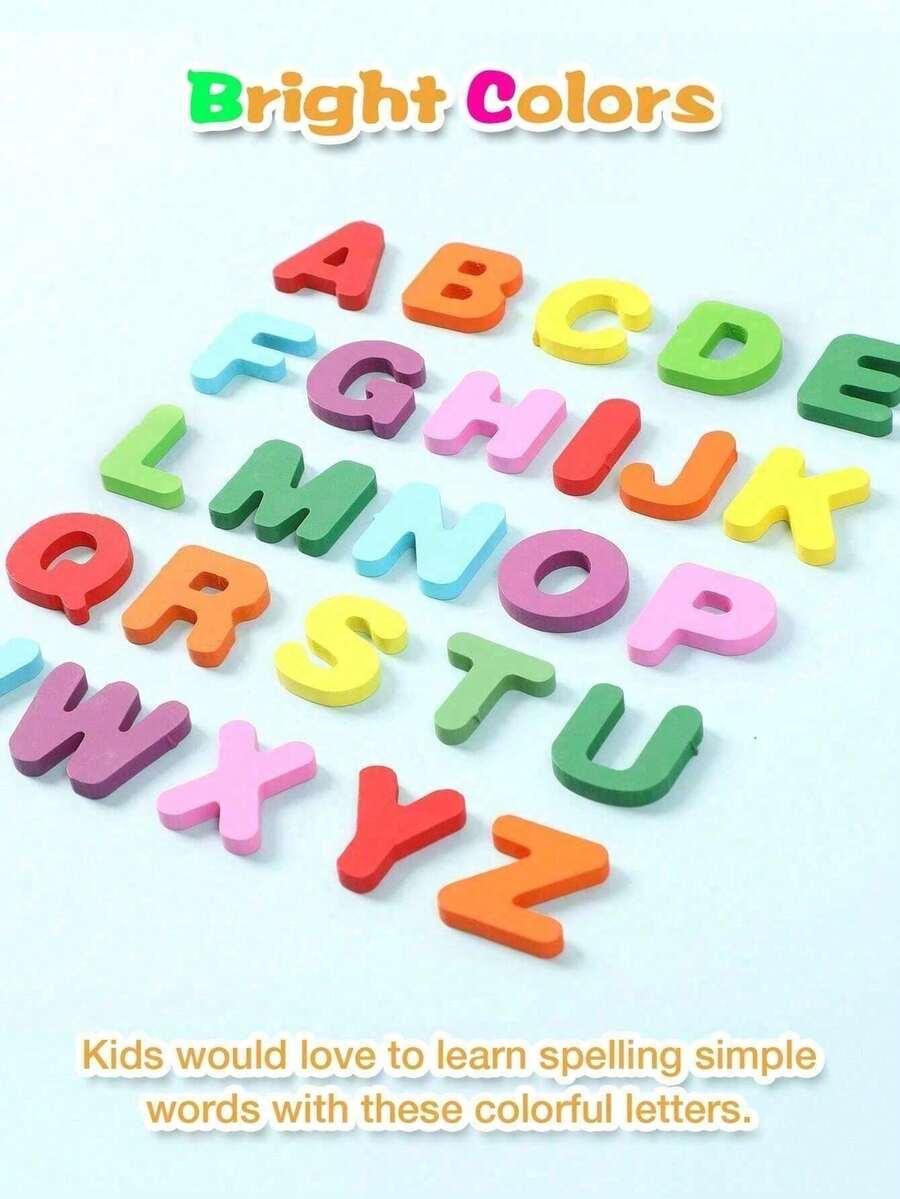2-In-1 Montessori Wooden Alphabet And Number Shape Puzzle For Children 3+ Years – Bumble & Bear kids toy