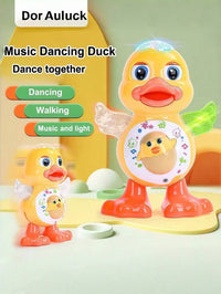 Light-Up Sound Moving Walking Dancing Electric Duck Toy, Toddler Birthday Gift, Glowing Toy – Bumble & Bear kids toy