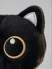 Cute Black Cat Plush Doll, Big Eyes Fluffy Mini Plush, Gothic Style Bag Charm, Gift For Cat Lovers – Bumble & Bear kids toy