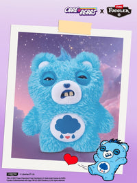 ZURU Fuggler Licensed Collab Care Bears Plush S1 Grumpy Bear, 9-Inch Collectible Plush – Bumble & Bear kids toy
