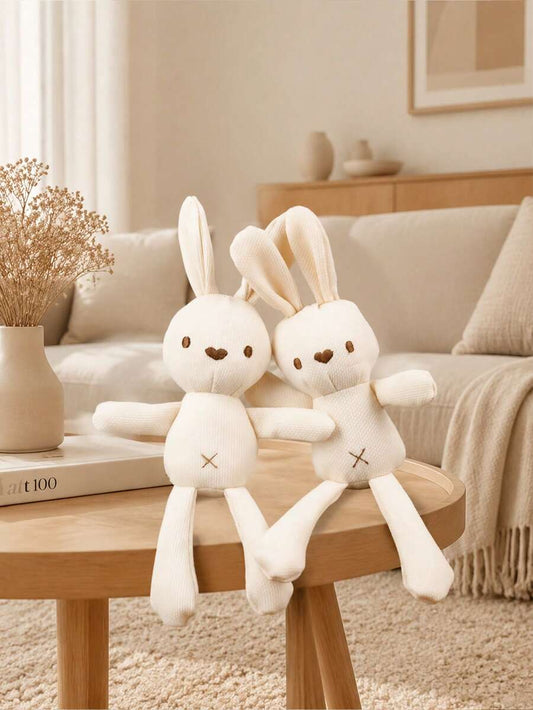 1 3pcs Plush Rabbit Doll Rabbit Doll Small Corn Checkered Rabbit Can Be Used For Clothing Hanging Decoration Bags Access