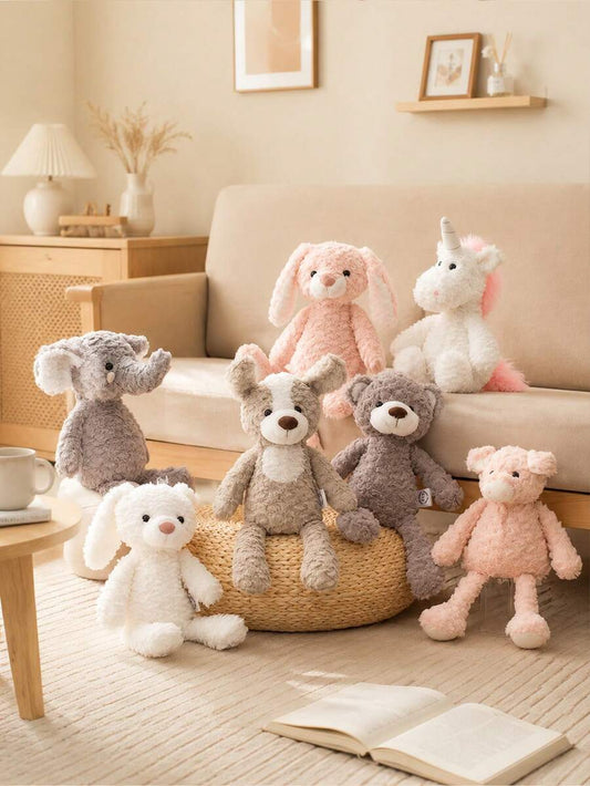 1pc 14 9 Inch Plush Bunny Pink Bunny Bear Dog Panda Elephant Unicorn Stuffed Animal Doll Cute Soft Plush Animal Sleep Pi