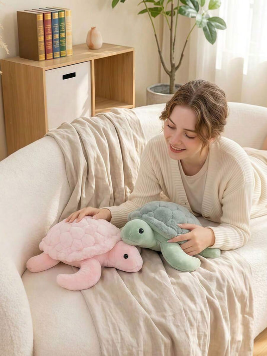 POKOJA LAND 1pc Plush Doll Sea Turtle Design Provides Mellow Touch Comforting Sensation As Holiday Gift Exchange Moments