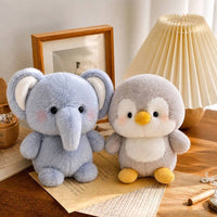 6.69 Inch Cute Animal Doll Desktop Ornament, Super Soft And Fluffy Silicone Body Plush, Office Accessory, Room – Bumble &