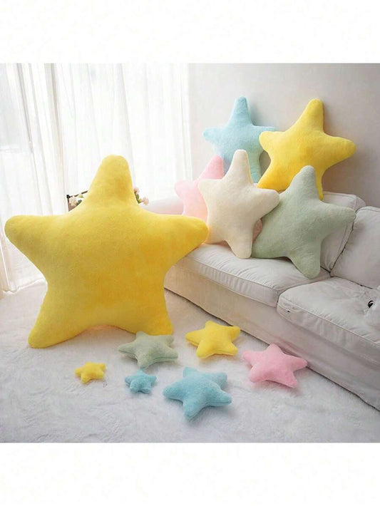 1pc 18 40cm Small Star Shaped Plush Cushion Super Soft Cute Macaron Shaped Plush Doll Pillow Soft Fluffy Plush Doll Slee