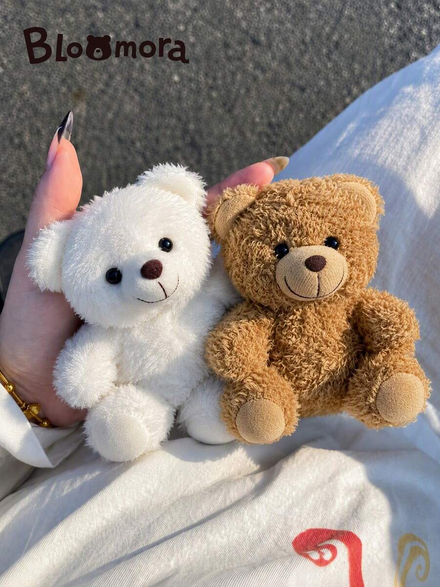 3 94 Inch Teddy Bear Plush Doll Super Soft Plush Doll Suitable For Companionship Gift Desk Decor Prize Independence Day 