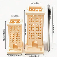 Stick-Pulling Tower Game, Educational Building Blocks Toy, Sorting, Stacking & Building, Jenga Style Game – Bumble & Bear