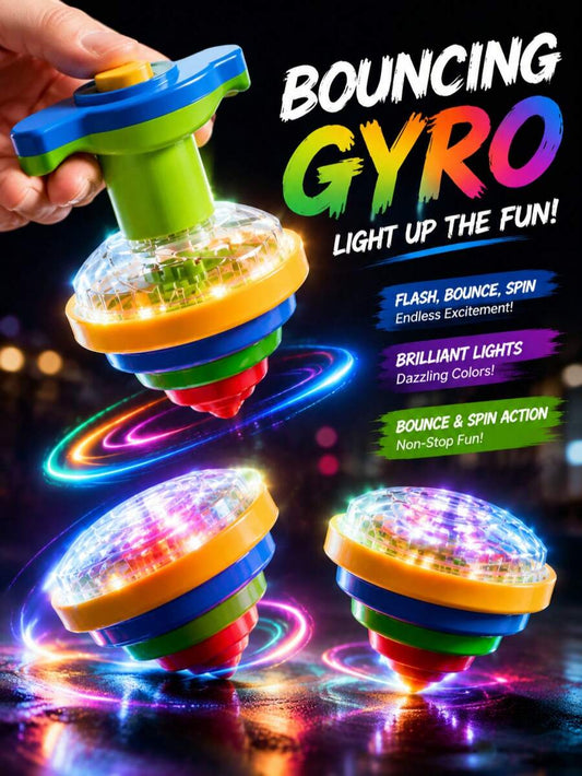 1pc Fun LED Spinning Top Toy Glowing Colorful Rotating Top Interactive Toy For Kids Playable And Battle Ready Suitable F