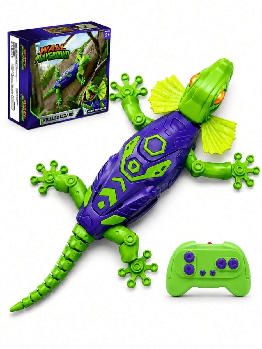 Remote Control Wall Climbing Gecko And Lizard Toy Rechargeable RC Robot For Kids Dual Mode Floor And Wall Drive Suitable
