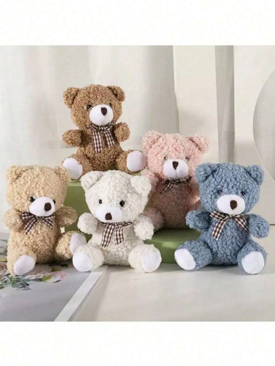 Cute Teddy Bear Pendant Plush Doll, Adorable Bag Accessory, Valentine's Day Plush Animal Toy, Birthday, Halloween, Chris