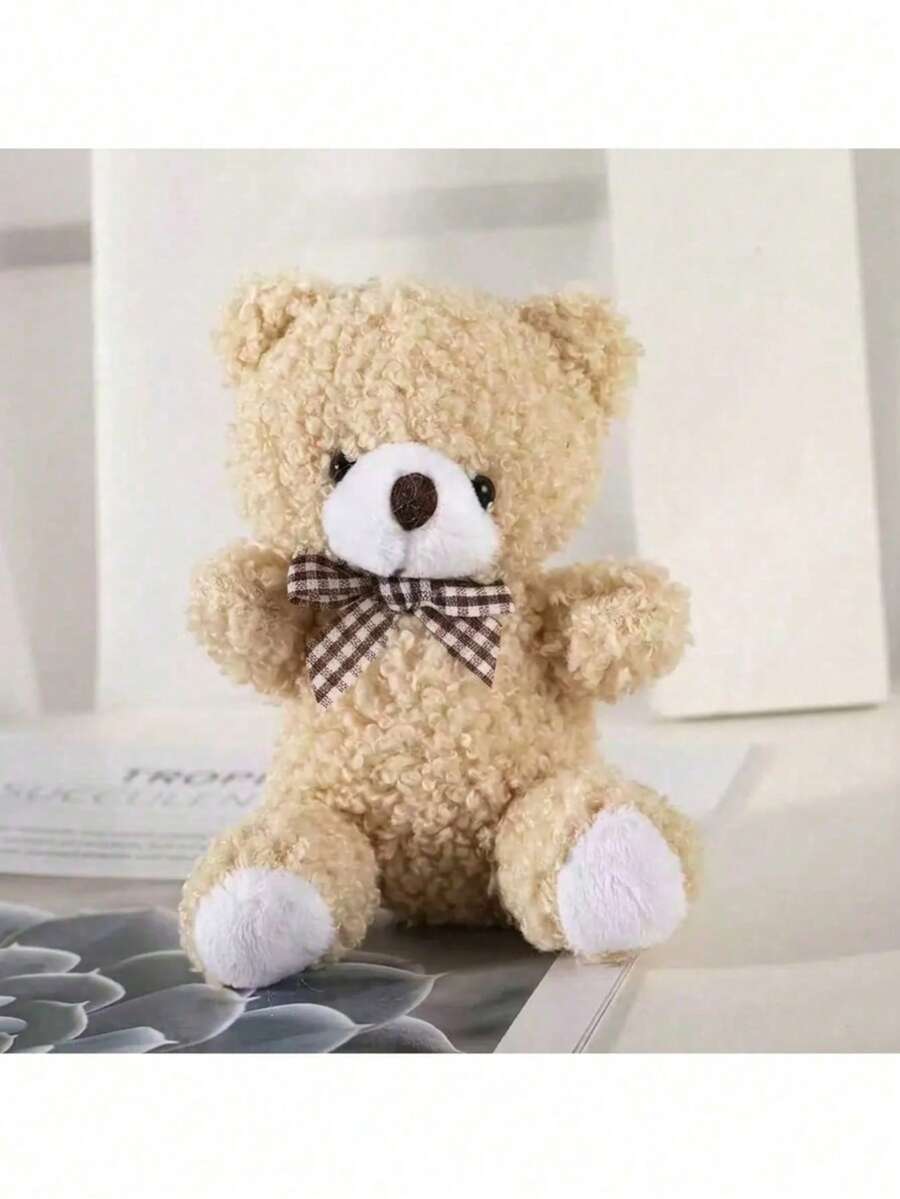 Cute Teddy Bear Pendant Plush Doll, Adorable Bag Accessory, Valentine's Day Plush Animal Toy, Birthday, Hallow – Bumble &